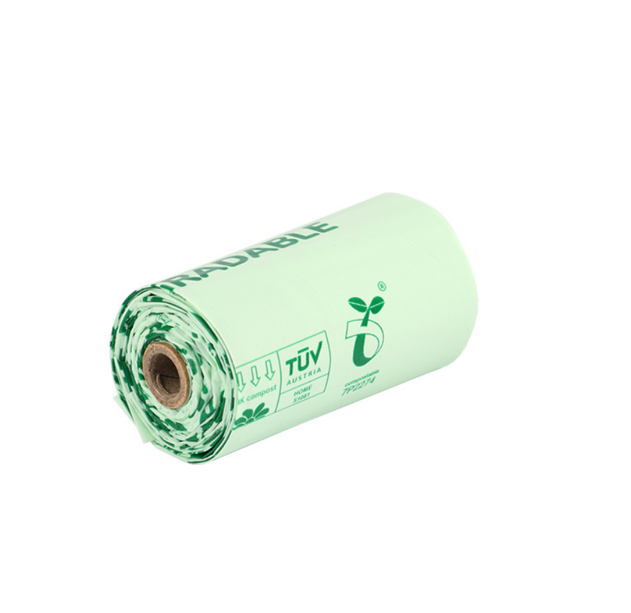 Chenpet Wholesale New Arrival Corn Starch Biodegradable Pet  Handle Tie Poop Bags