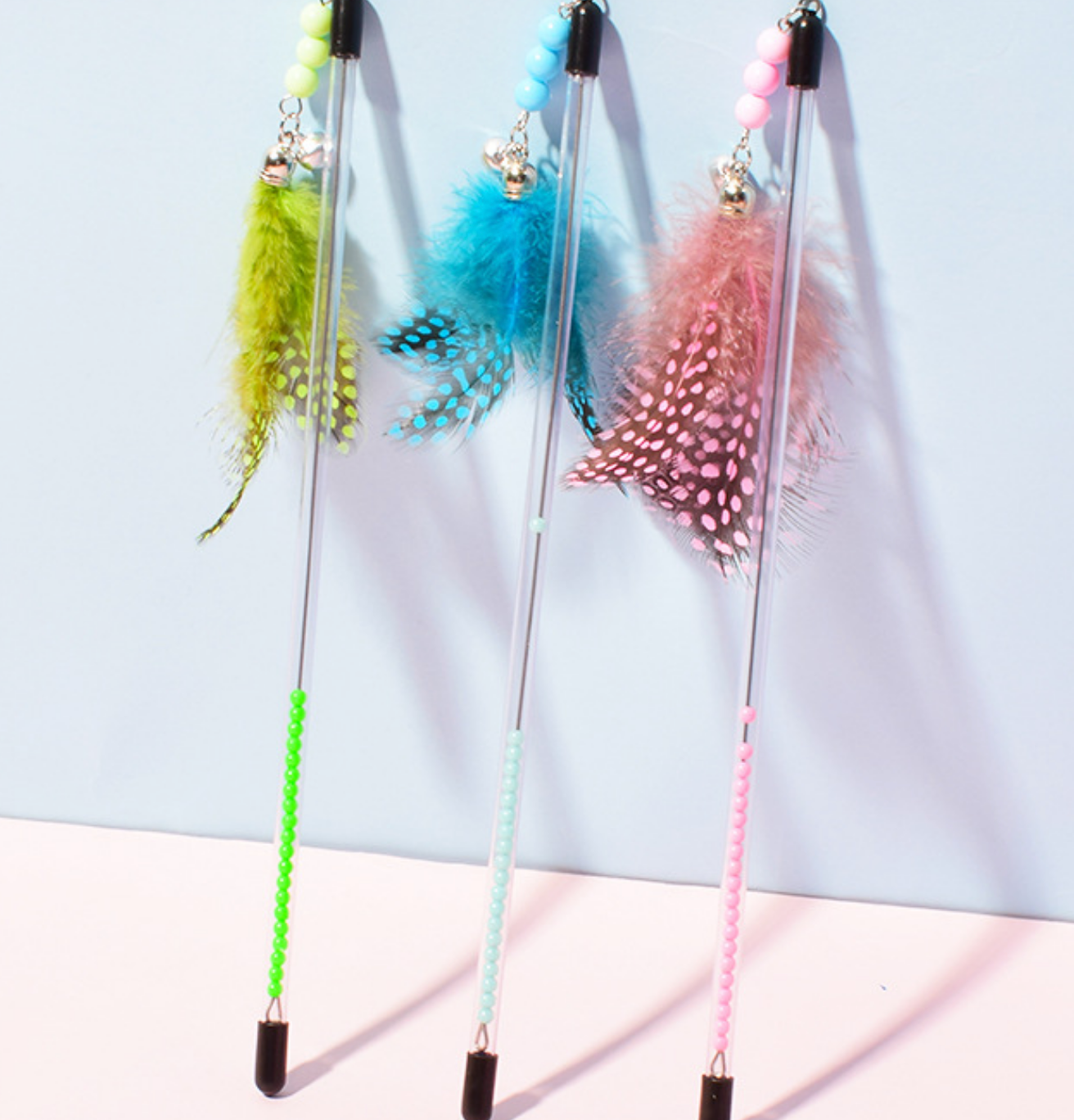 Chenpet Wholesale New Design Of Pet Feather Play  Cat Toys