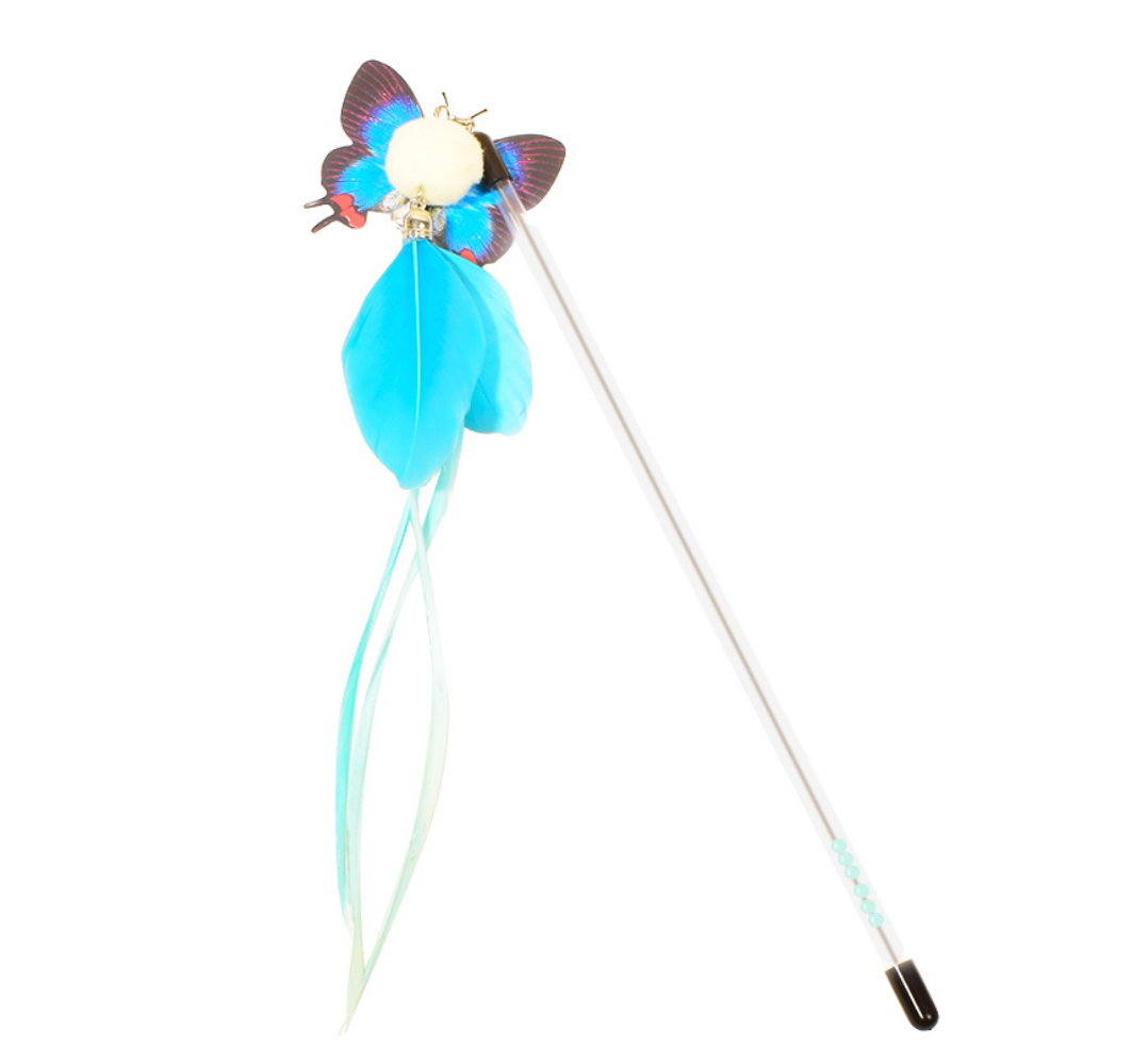Chenpet Wholesale Butterfly Design Cat Feather Play Toys