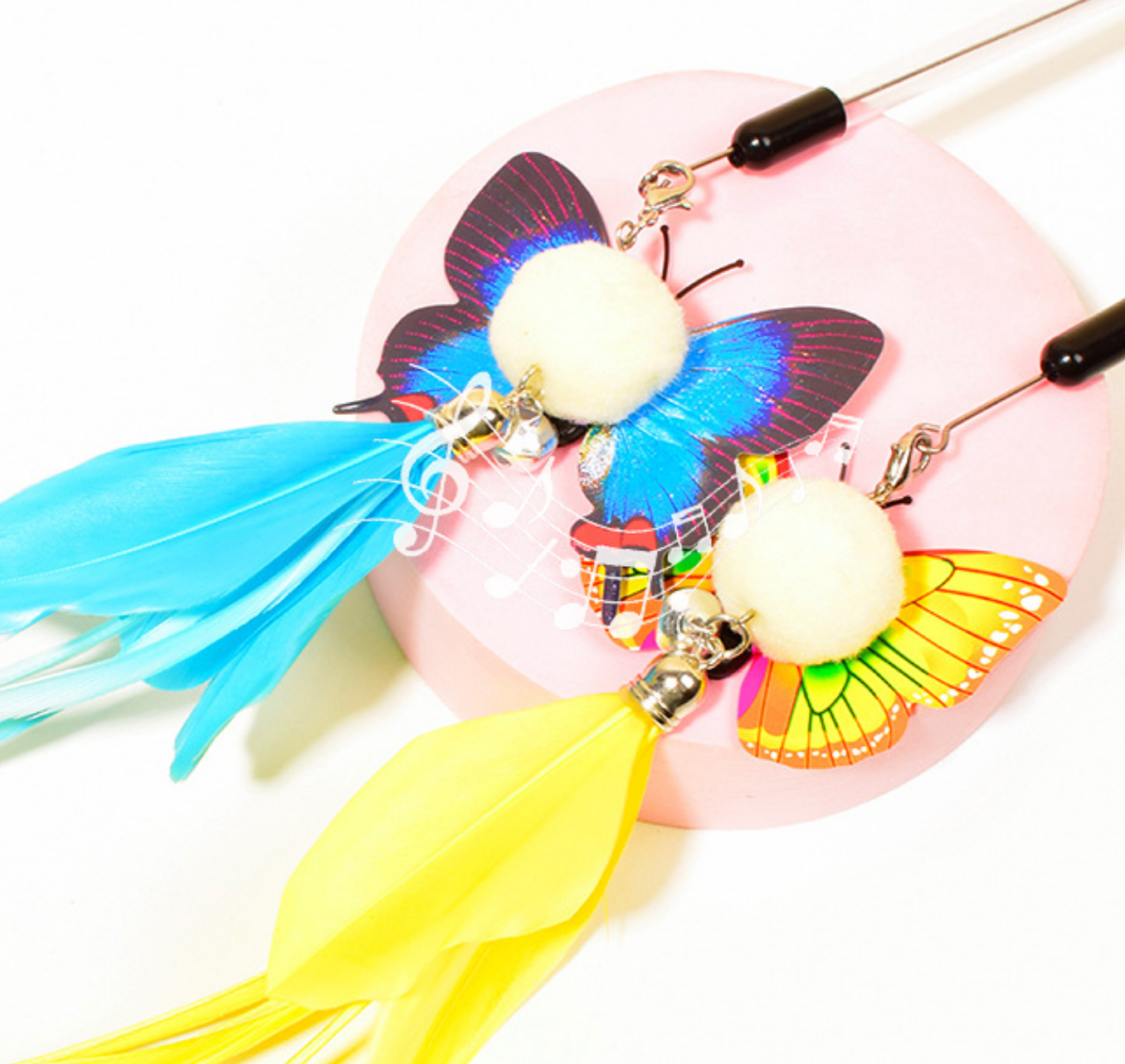 Chenpet Wholesale Butterfly Design Cat Feather Play Toys