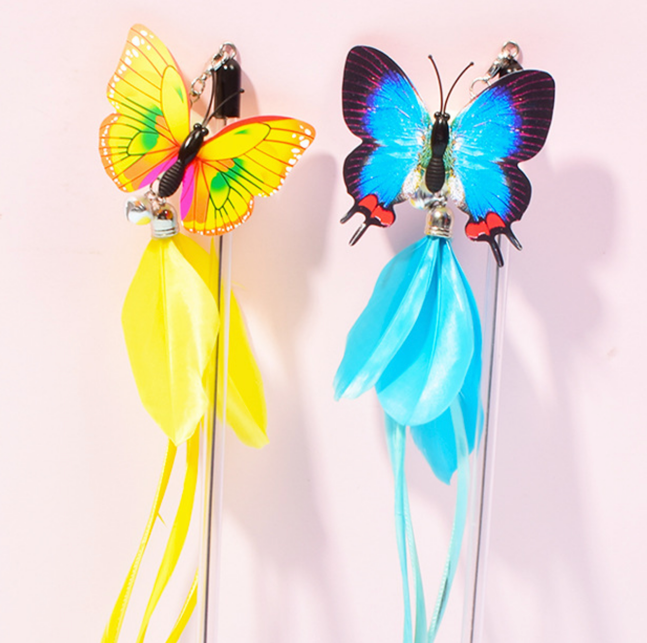 Chenpet Wholesale Butterfly Design Cat Feather Play Toys