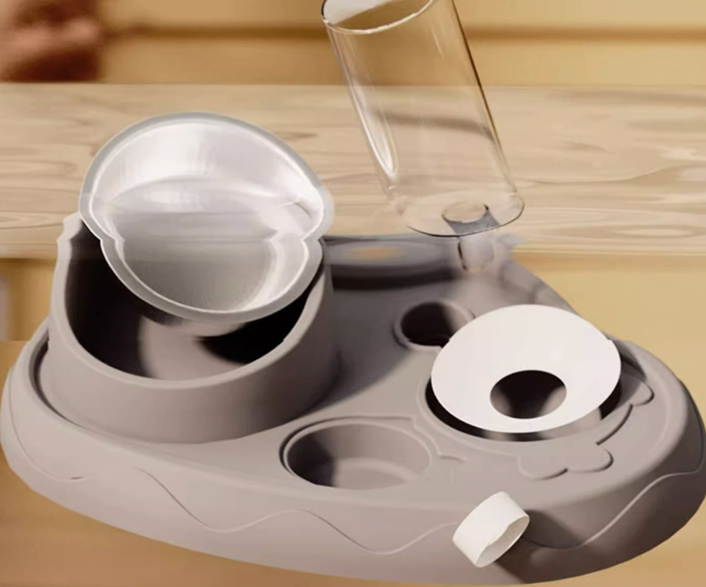 Chenpet New Design Stainless Steel Pet Feeding Double Bowl