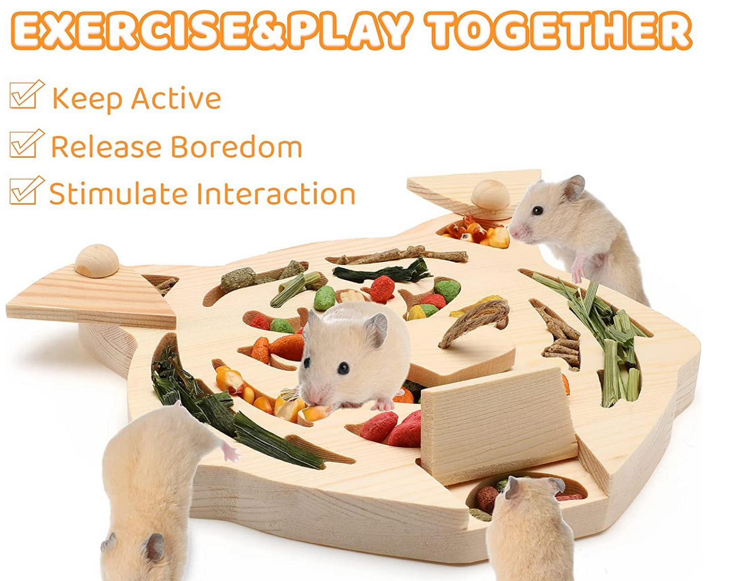 Chenpet Wholesale Small Animals Wooden Puzzle Toys