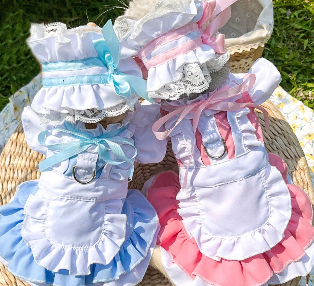 Chenpet Maid Style Spring And Summer Pet Thin Clothes