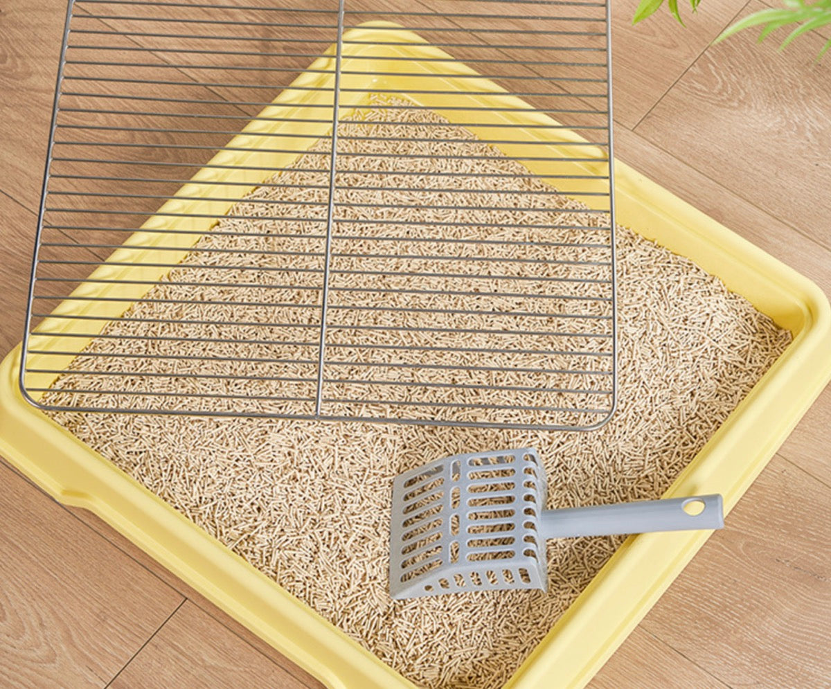 Chenpet Large Dog Litter Box Flatbed Stainless Steel Cat Little Box