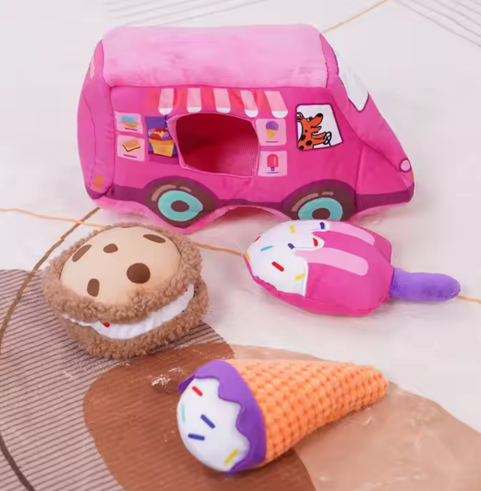 Chenpet New Design Interactive Dog Ice Creams Car Toys