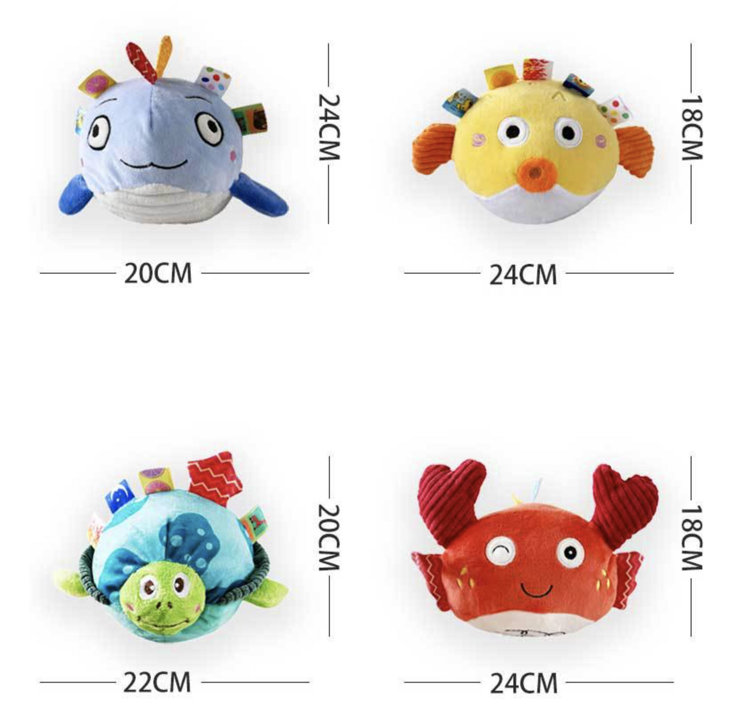 Chenpet Hot Selling Sea Sound Series Pet Chews Plush Toys