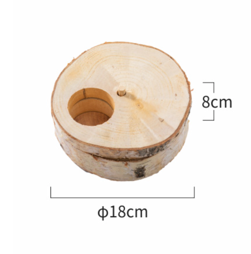 Chenpet Small Pet Natural Brich Wood Training Toys