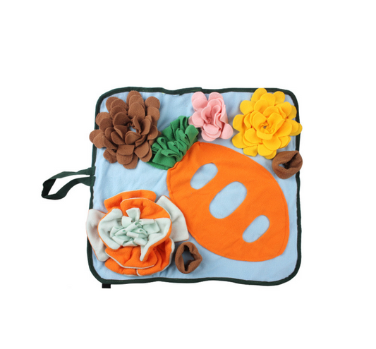 Chenpet Wholesale Customized Carrot Design Pet Snuffle Mats