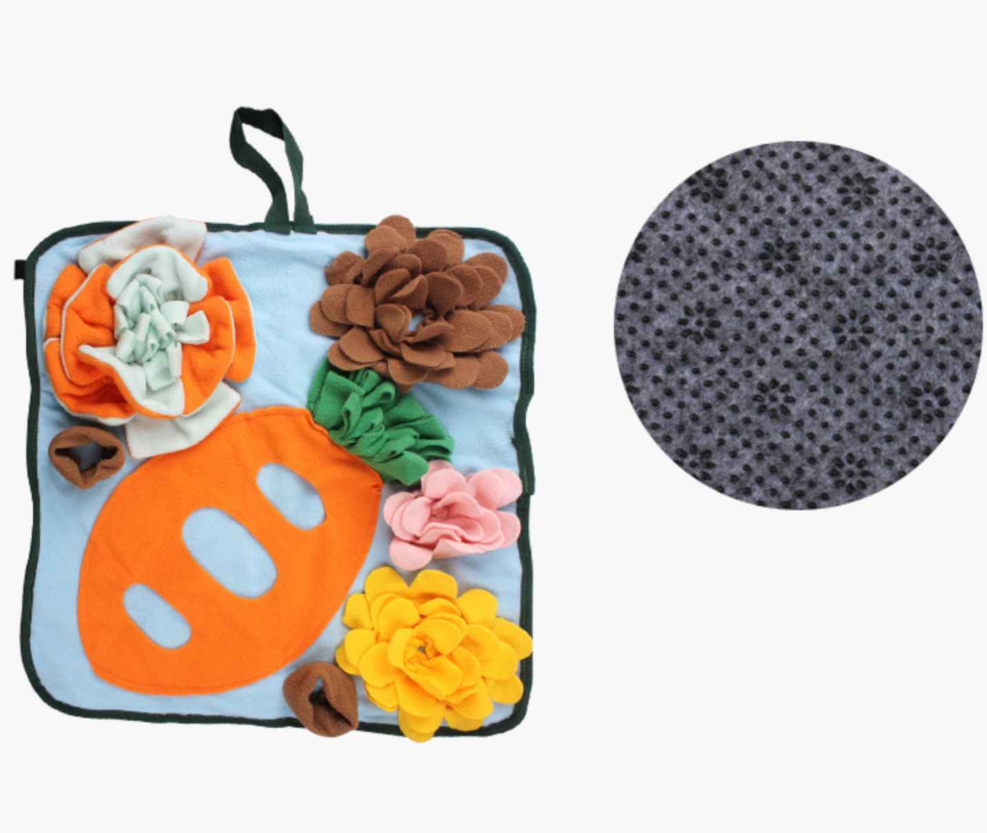 Chenpet Wholesale Customized Carrot Design Pet Snuffle Mats