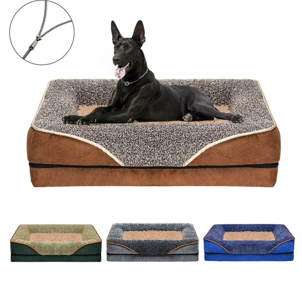 Chenpet Wholesale High Quality Pet Cozy Beds Foam Washable Dog Beds