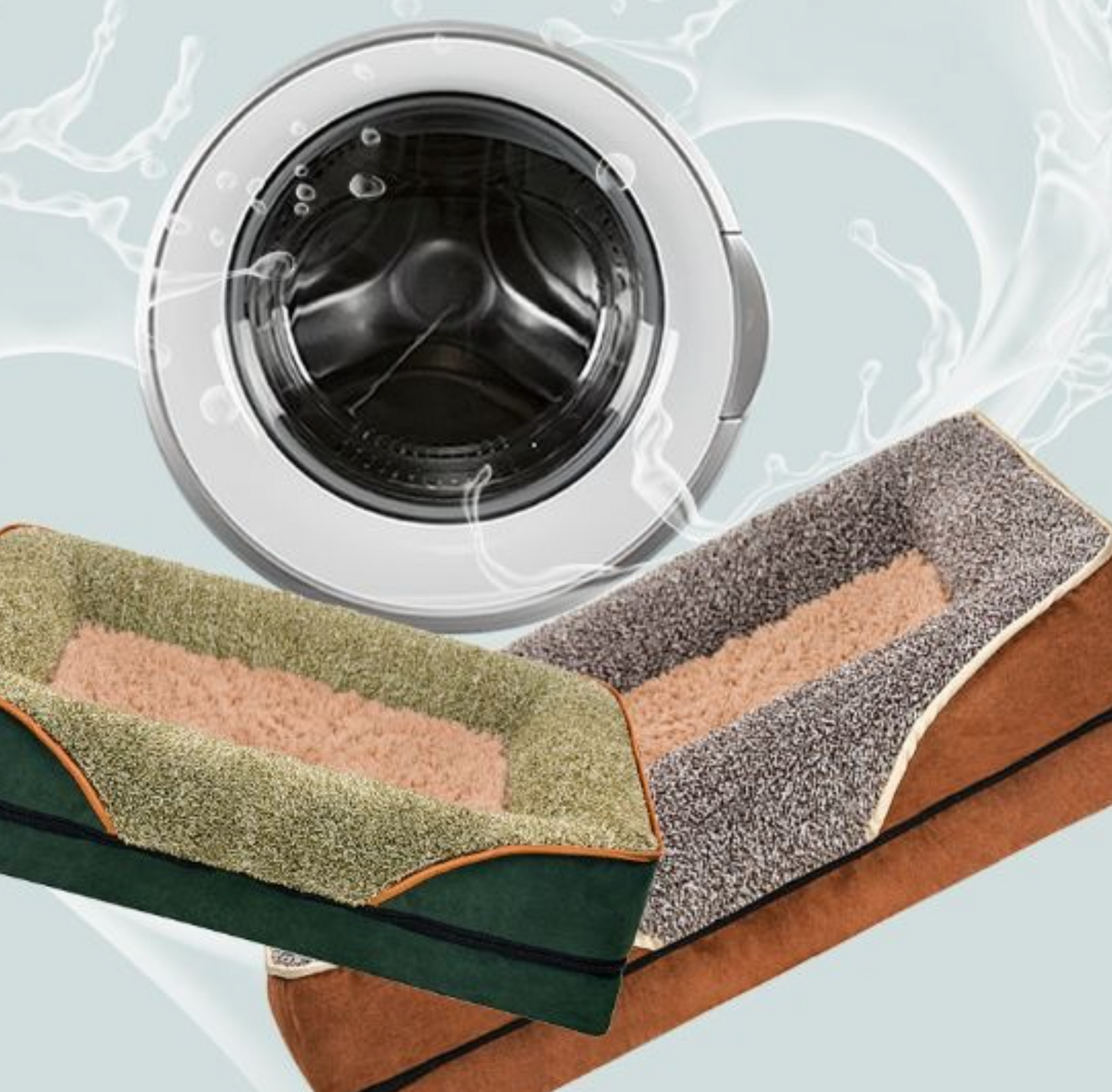 Chenpet Wholesale High Quality Pet Cozy Beds Foam Washable Dog Beds