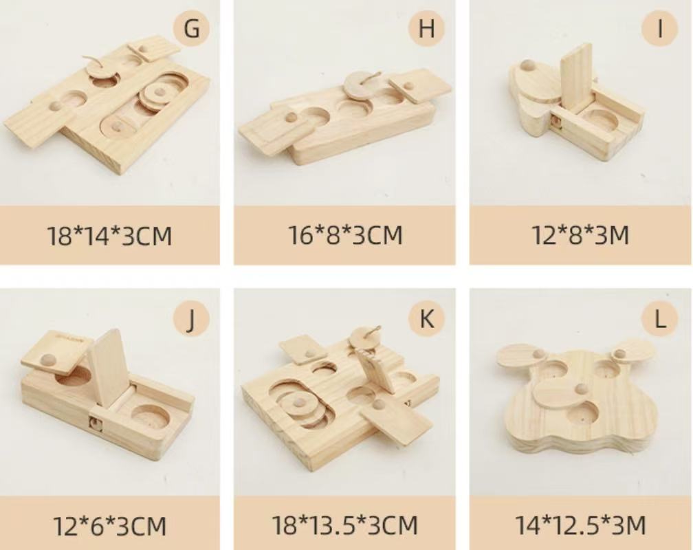 Chenpet Manufacturer Pine Wood Enrichment Small Pets Training Toys