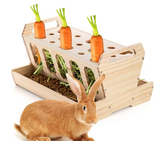 Chenpet Wholesale Pine Wood Rabbits Feeder