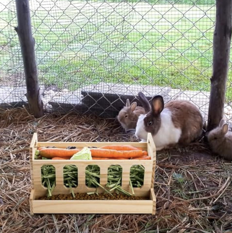 Chenpet Wholesale Pine Wood Rabbits Feeder