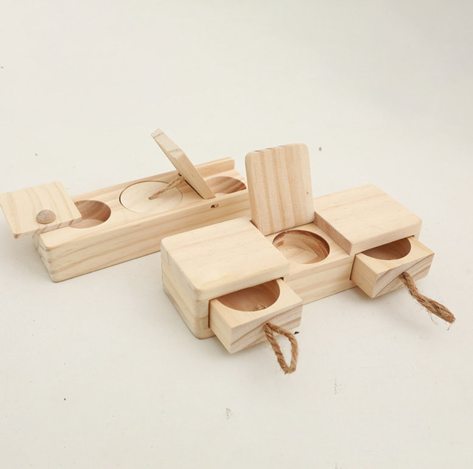 Chenpet Manufacturer Pine Wood Enrichment Small Pets Training Toys