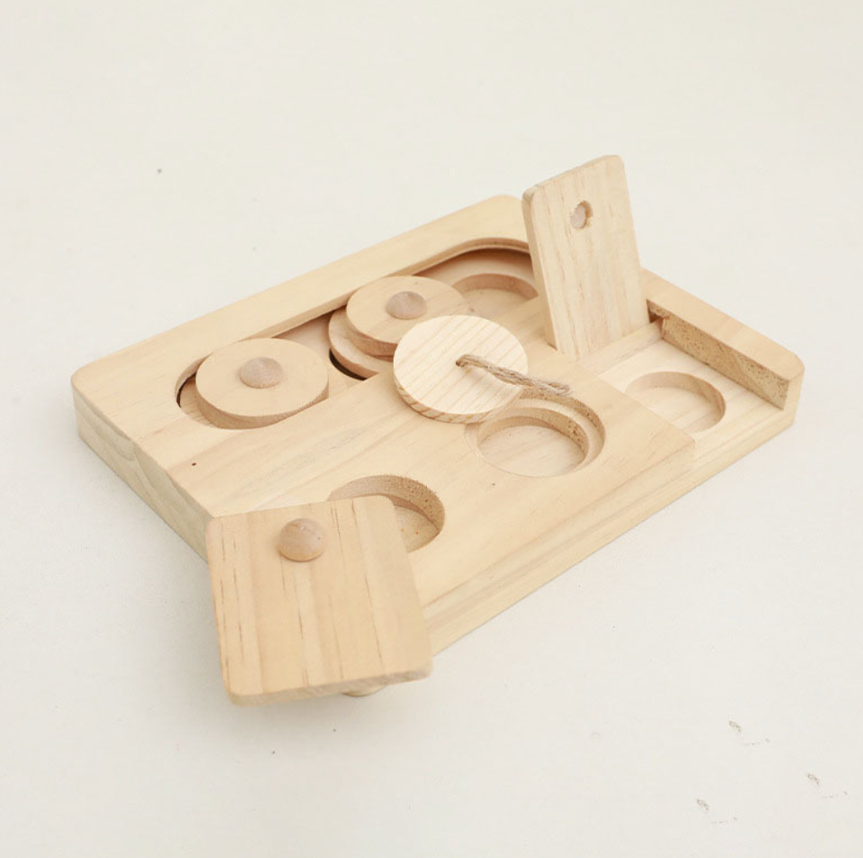 Chenpet Manufacturer Pine Wood Enrichment Small Pets Training Toys