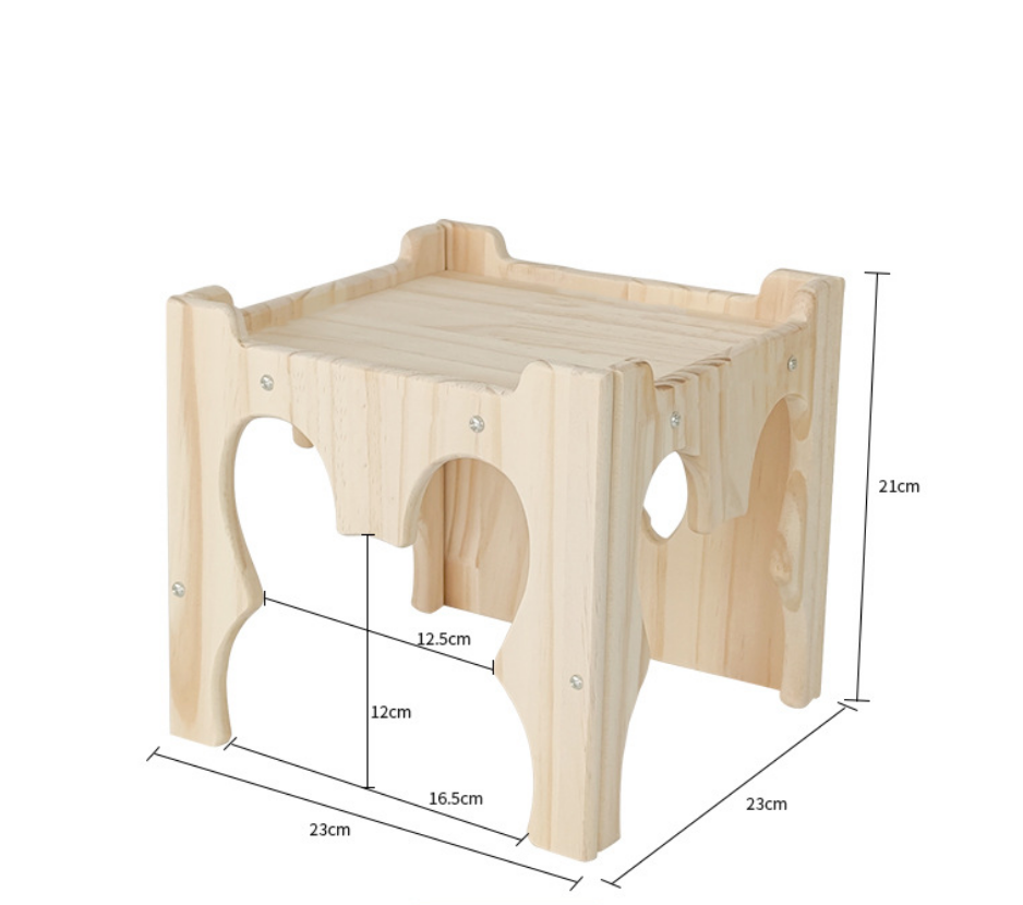 Chenpet Manufacturer Small Pets Pine Wood  Castles