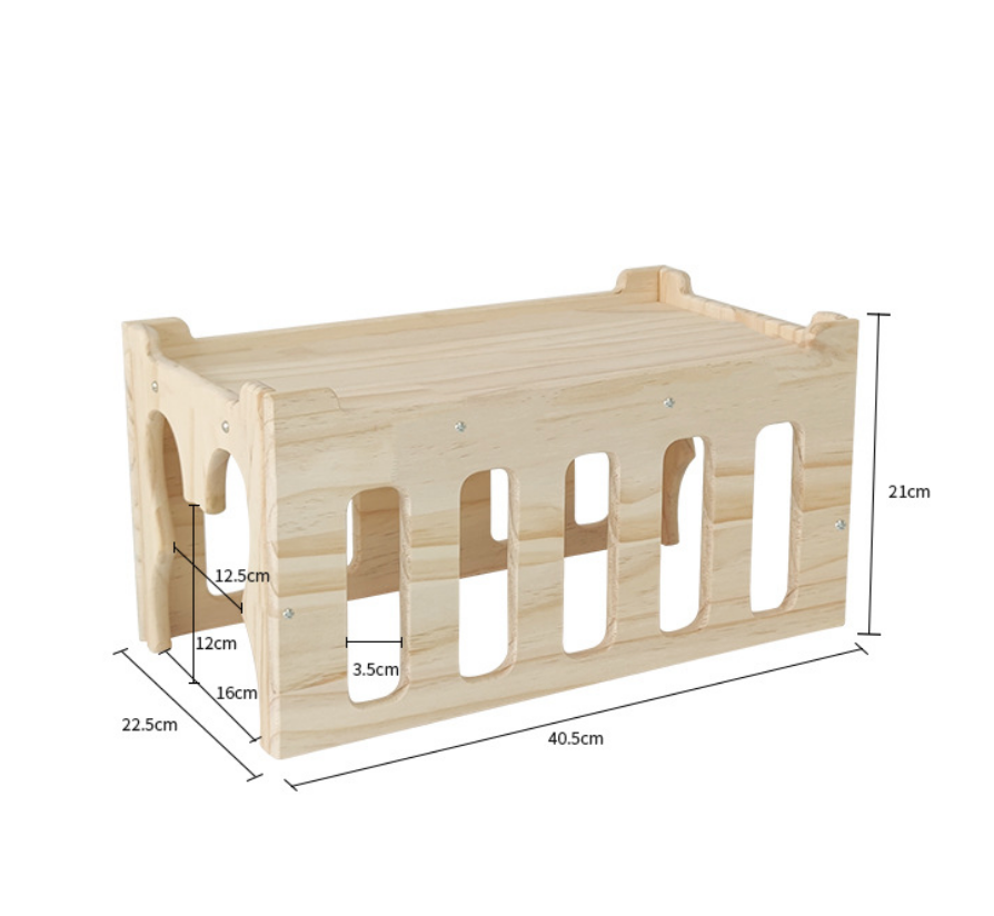 Chenpet Manufacturer Small Pets Pine Wood  Castles