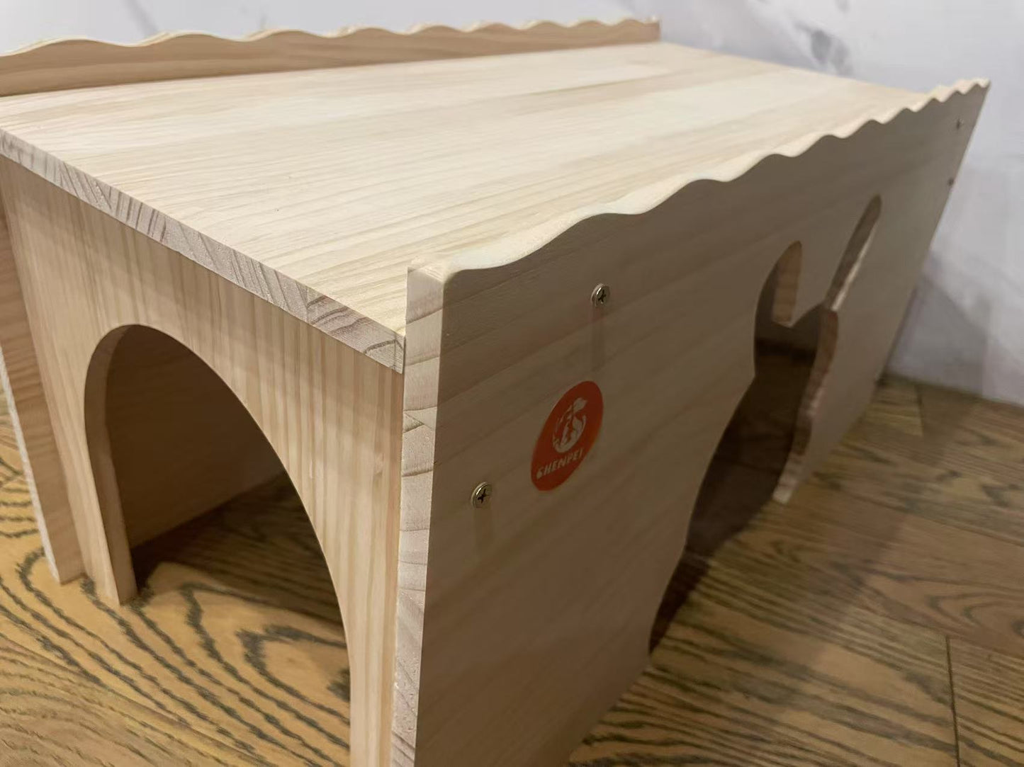 Chenpet Hot Selling Durable Easy Assemble Pine Wood Small Pet House