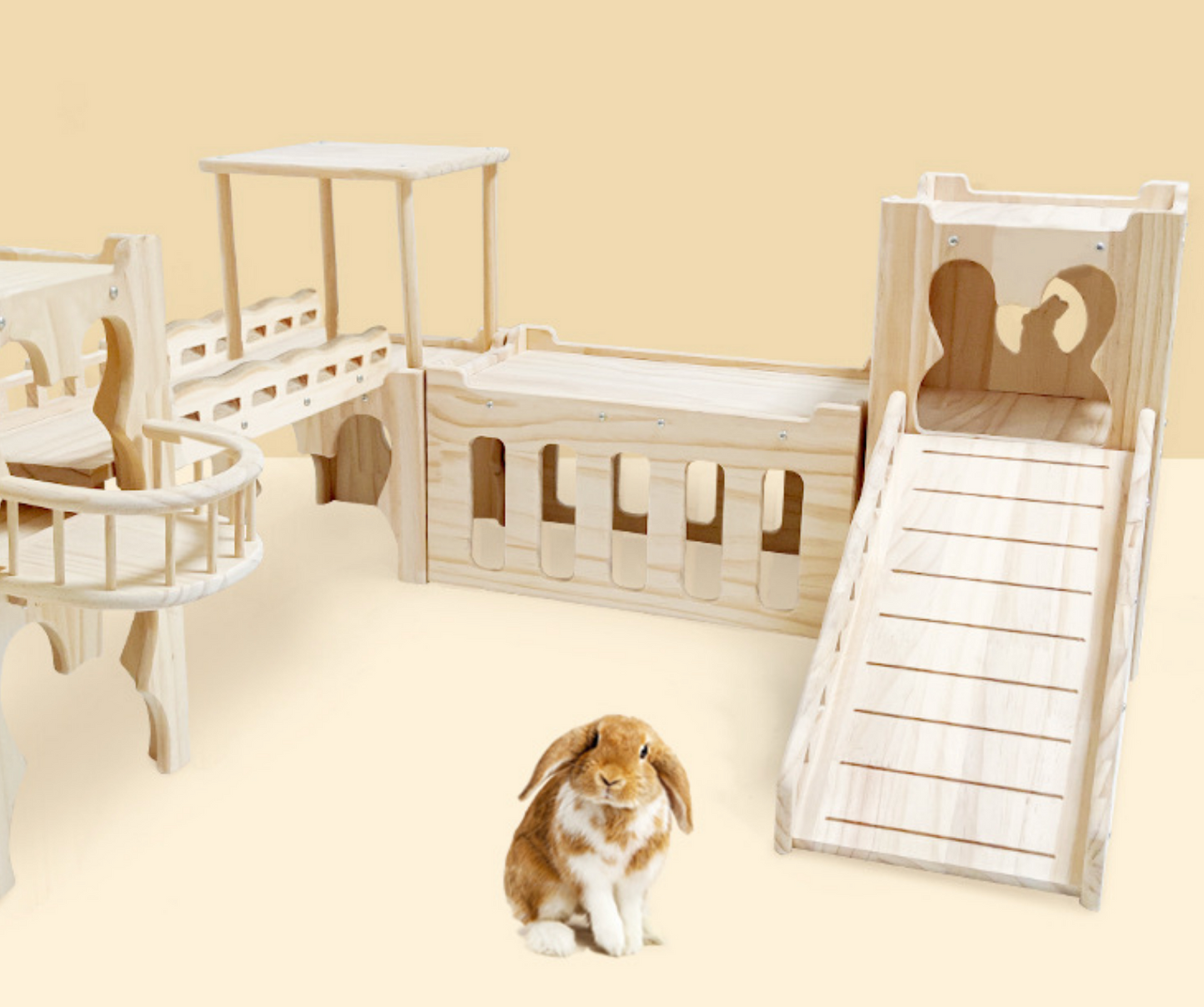 Chenpet Manufacturer Small Pets Pine Wood  Castles