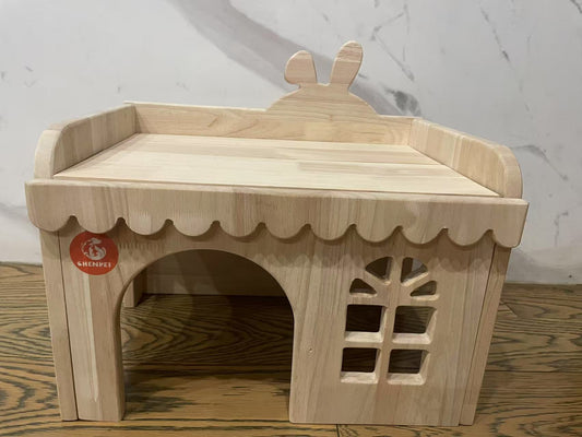 Chenpet Wholesale Durable Rabbit Small Pet Pine Wood House