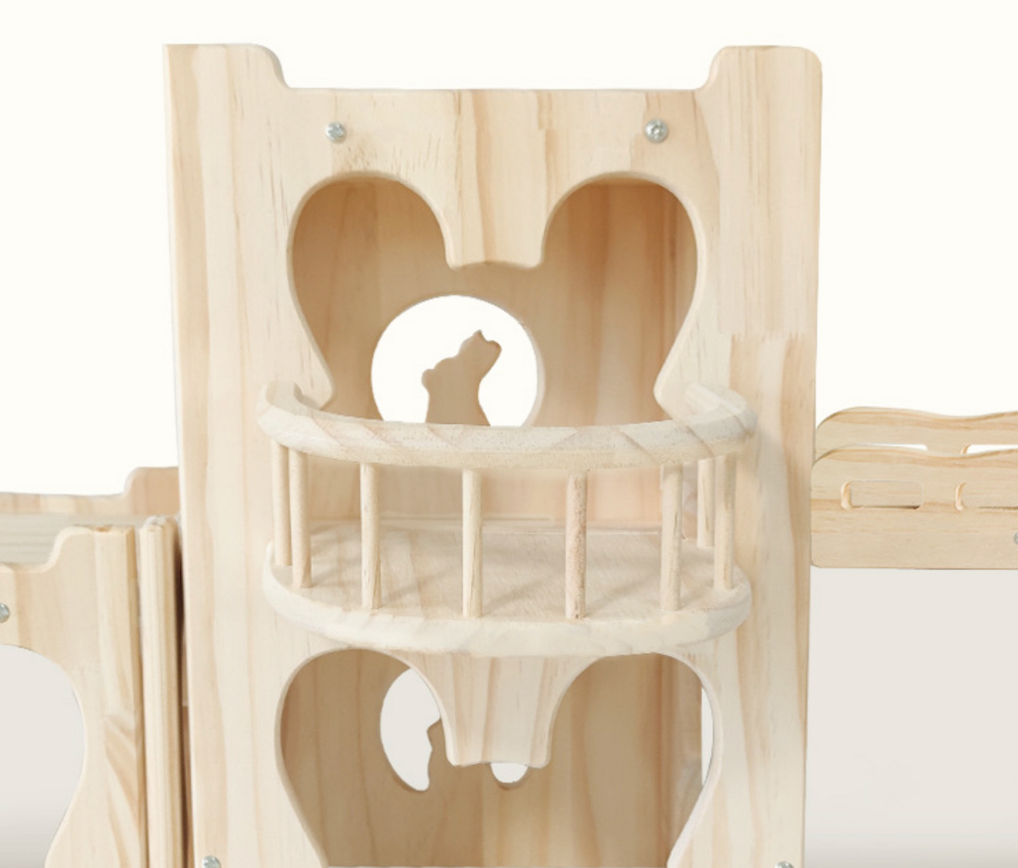 Chenpet Manufacturer Small Pets Pine Wood  Castles