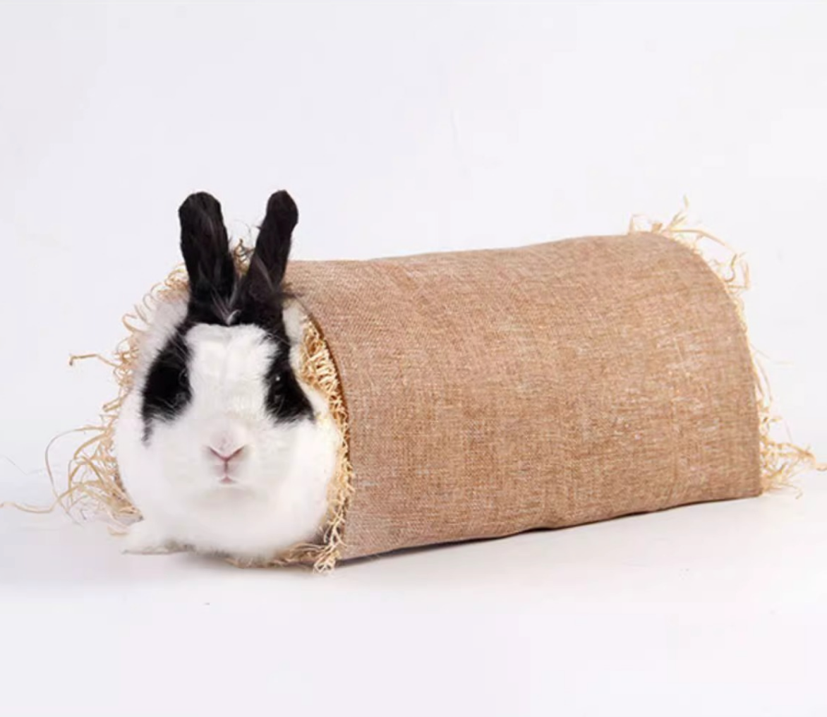 Chenpet Small Pet Natural Tunnel Hideaway House