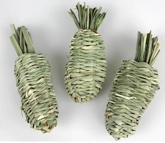 Chenpet Small Pets Natural Carrots Enrichment Toys