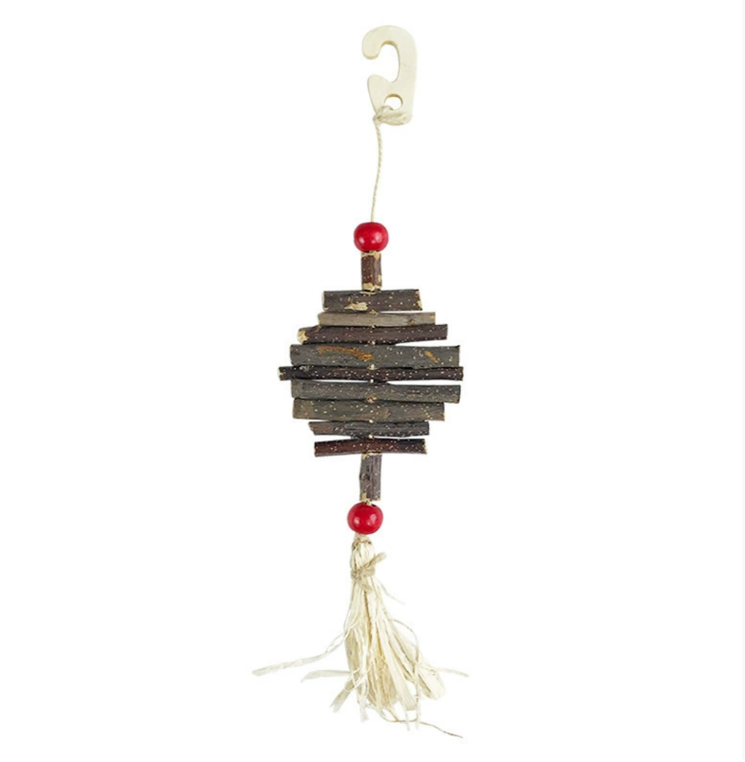 Chenpet Natural Apple Tree Wood Small Pets Enrichment Toys