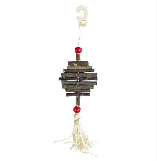 Chenpet Natural Apple Tree Wood Small Pets Enrichment Toys