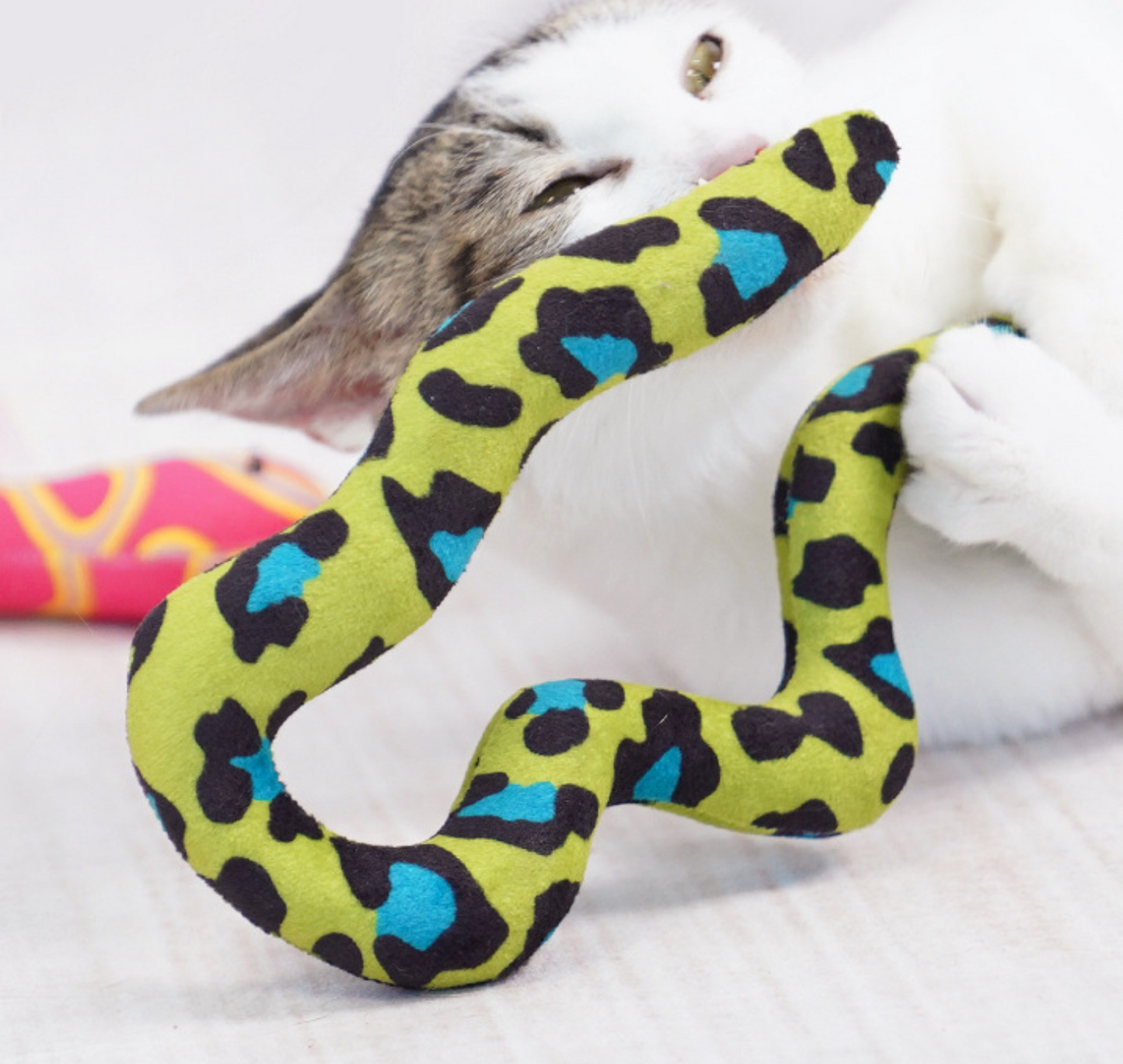 Chenpet Hot Selling Snake Designs Plush Cat Play Toys