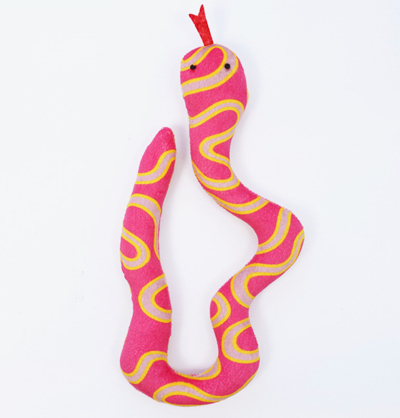 Chenpet Hot Selling Snake Designs Plush Cat Play Toys