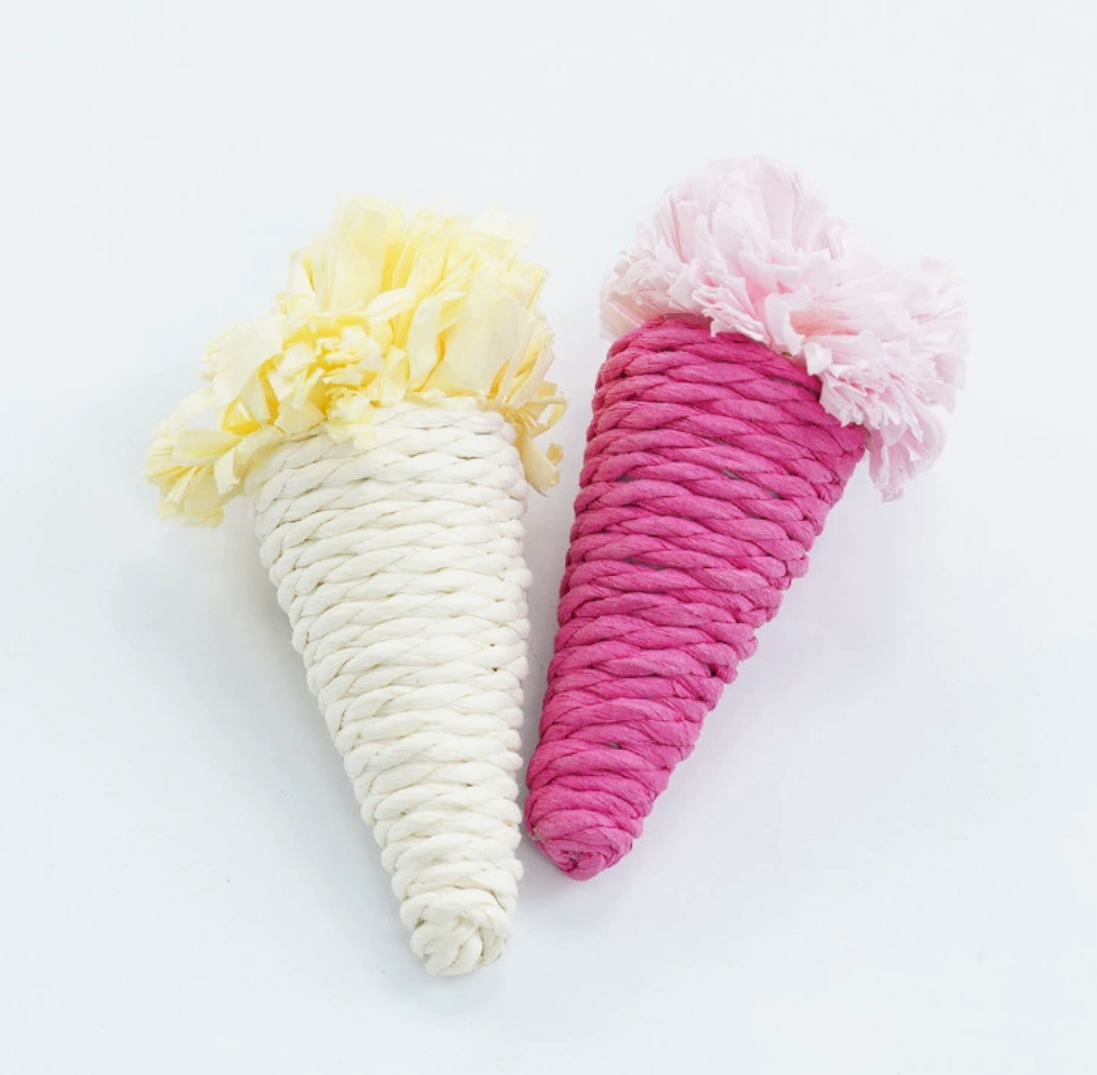 Chenpet Wholesale Cream Design Colorful Natural Pet Toys