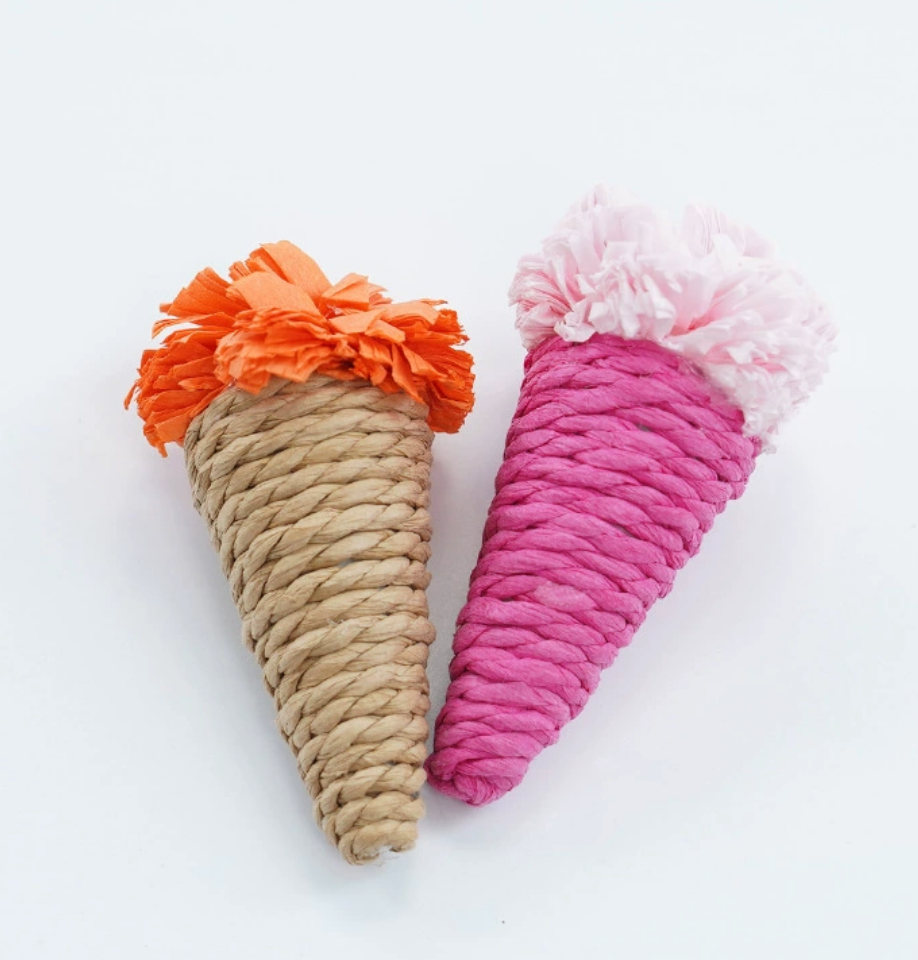 Chenpet Wholesale Cream Design Colorful Natural Pet Toys