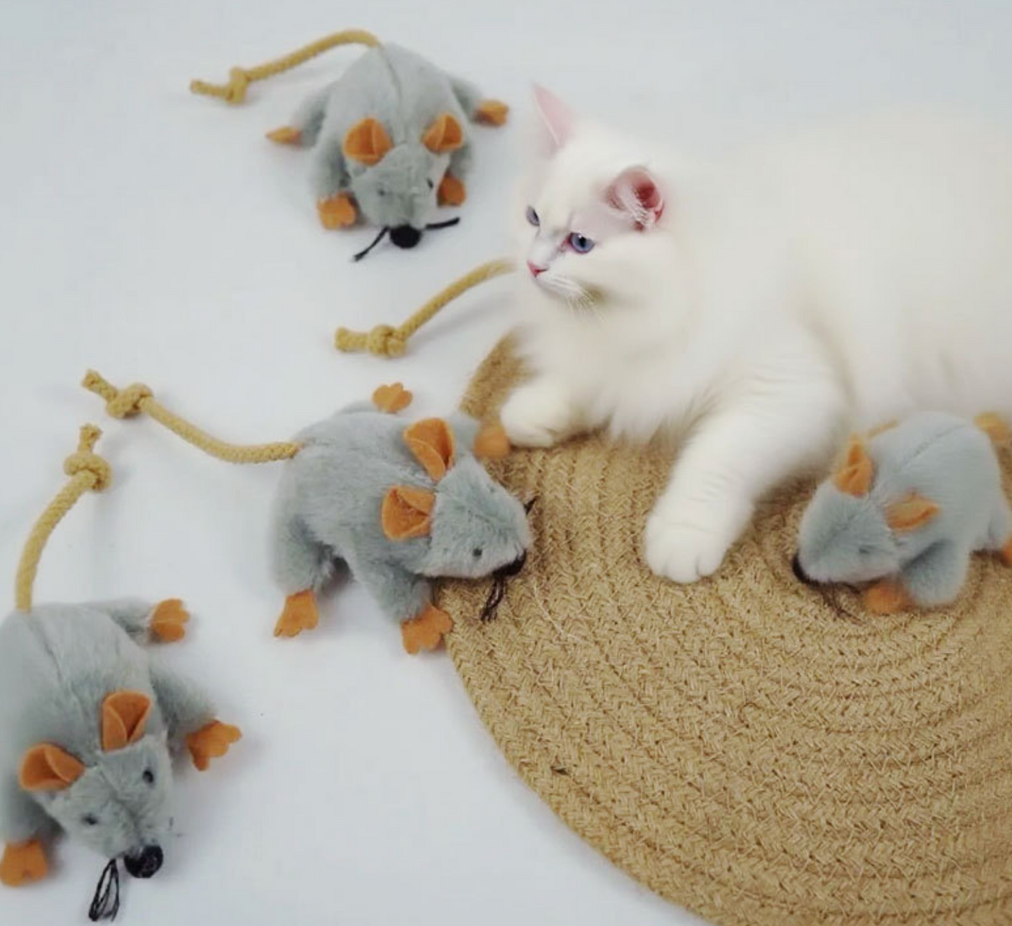 Chenpet Wholesale Mouse Shape Cat Plush Toys