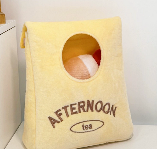 Chenpet Manufacturer Afternoon tea Cake Plush Dog Toys