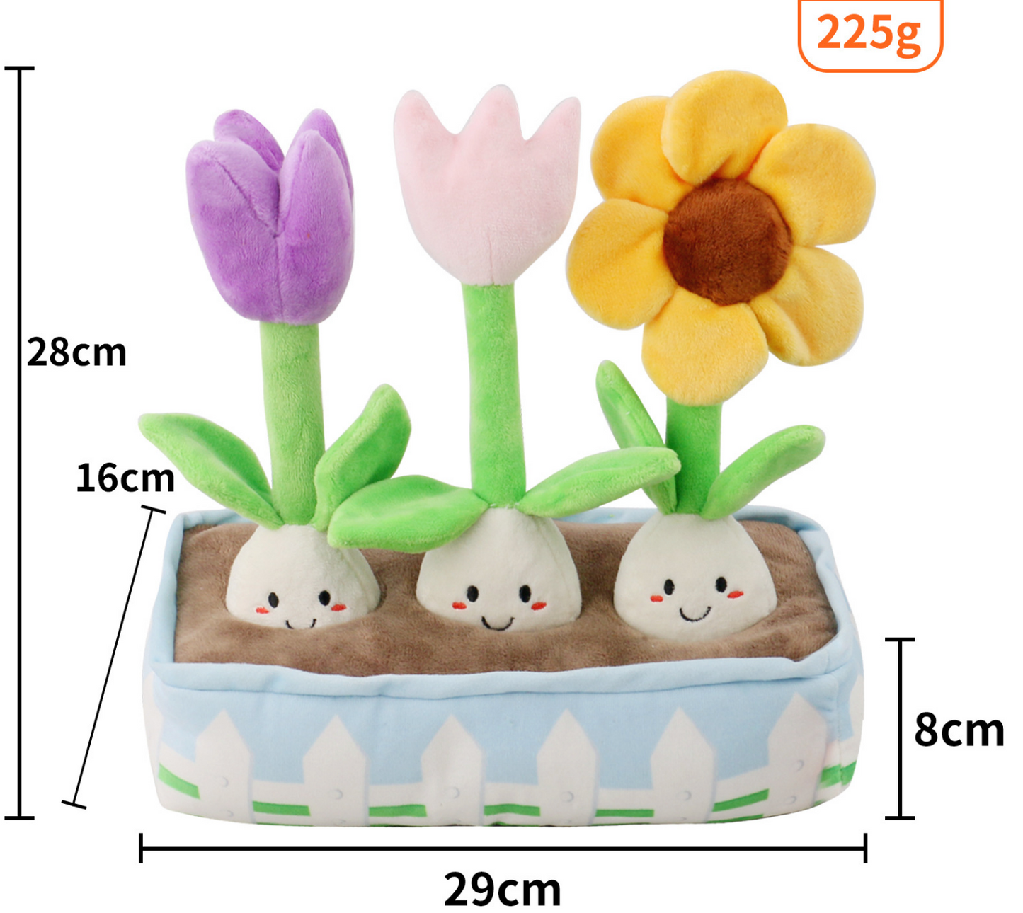 Chenpet Manufacturer Custom  Flower Plush Pet Play Toys