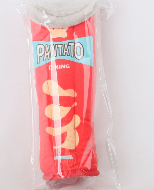 Chenpet Customized Canned Potato Chips Pet Plush Toys
