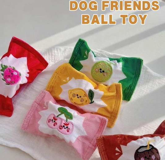 Chenpet Wholesale Ball Toys Candy Design Dog Chew Toys