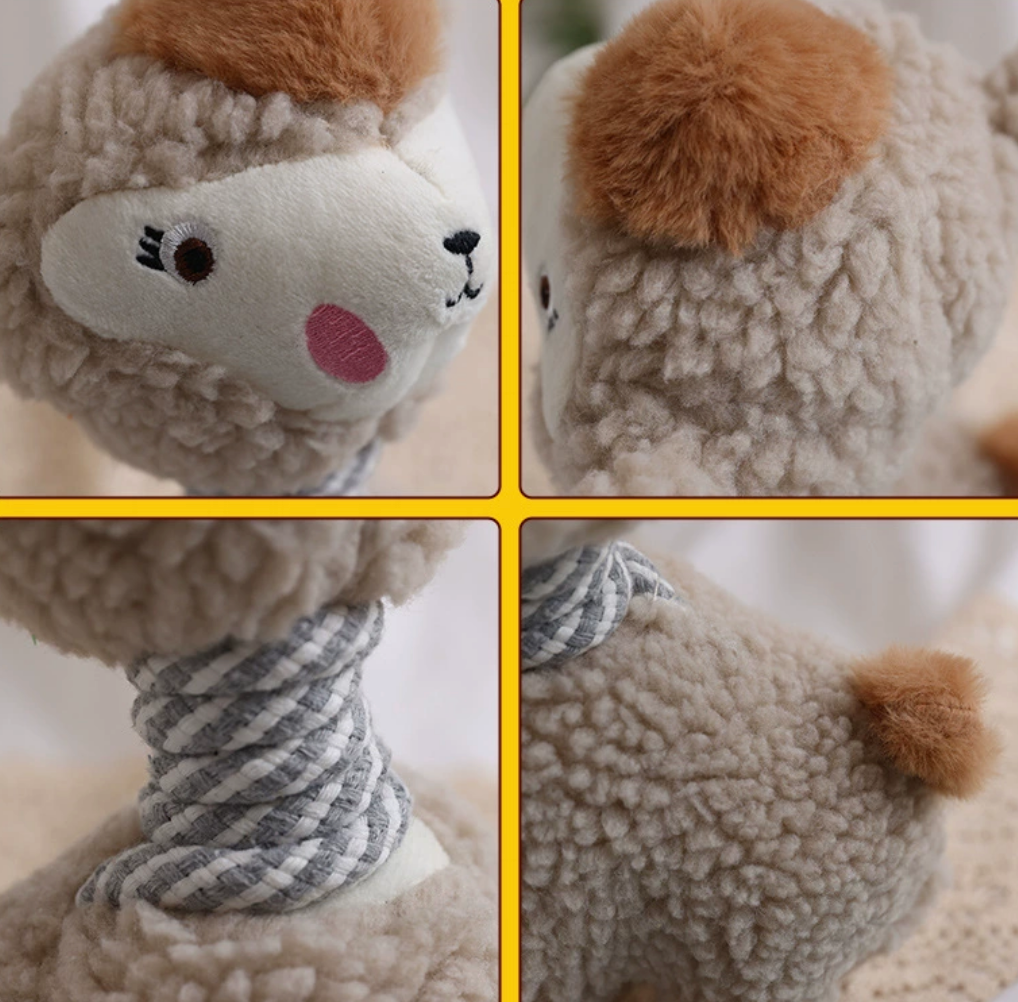 Chenpet Wholesale Sheep Design Plush Dog Toys