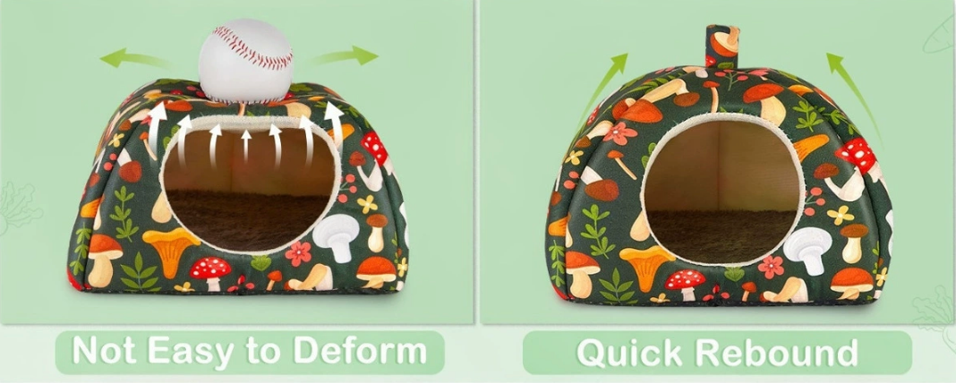 Chenpet Customized Small Pet Plush Tunnels Guinea Pig Beds