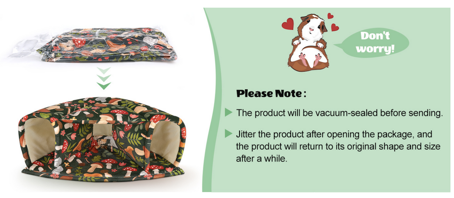 Chenpet Easy Washable Small Pets Play Tunnels Guinea Pig Tunnels