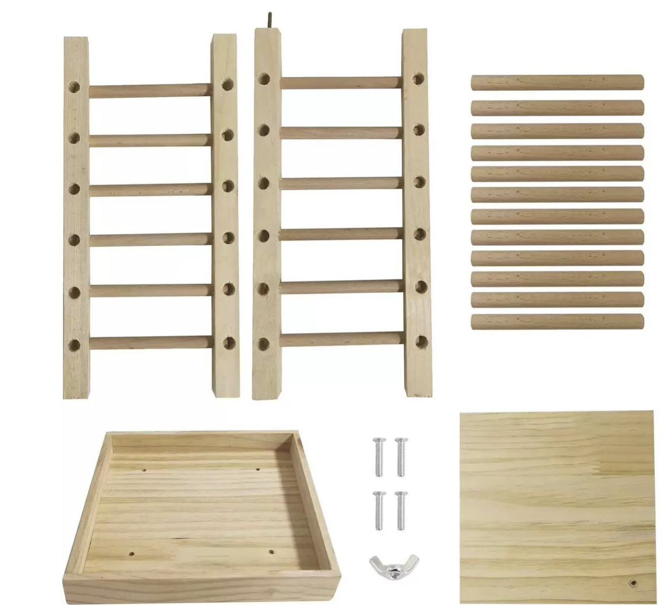 Chenpet Wholesale New Design High Quality Small Pets Pine Hayrack