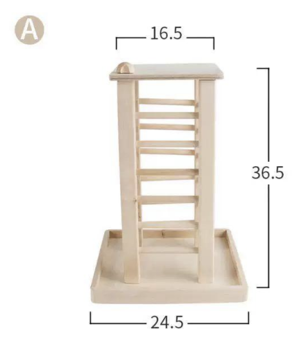 Chenpet Wholesale New Design High Quality Small Pets Pine Hayrack