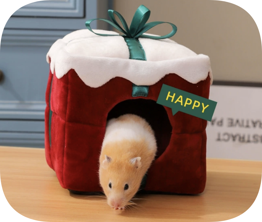 Chenpet Wholesale Christmas Small Pets Guineapig Rabbits Pet Beds