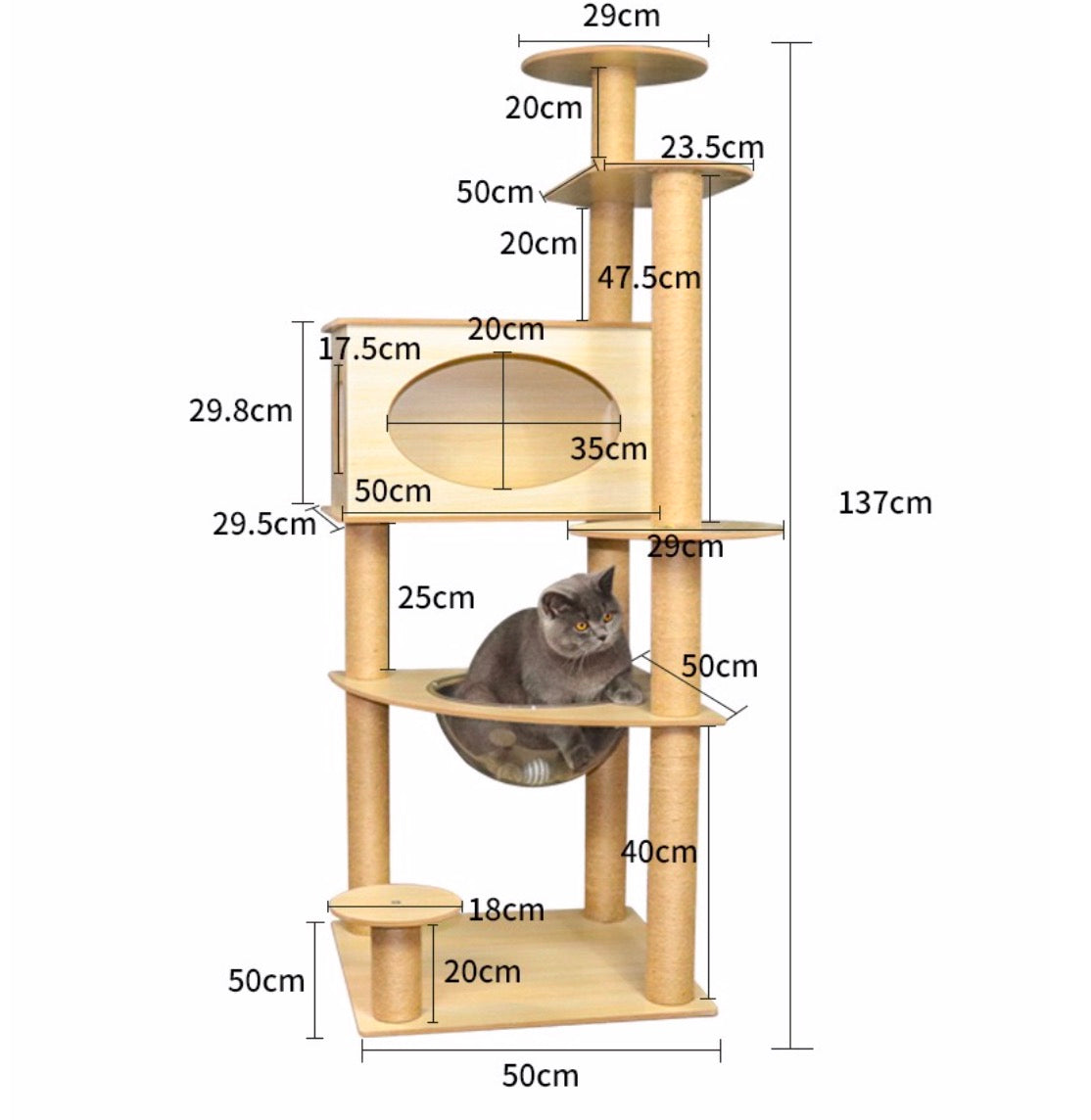 Chenpet Wholesaler Durable MDF Cat Trees Cat Climbing