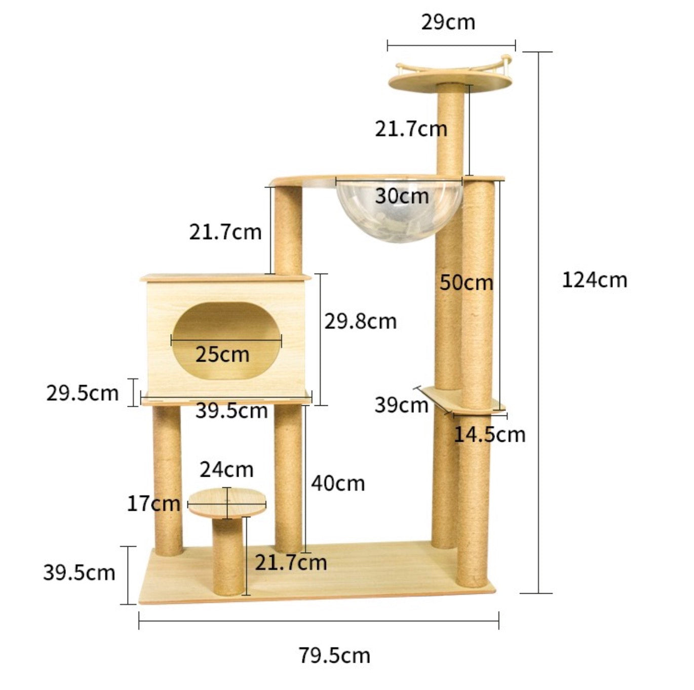 Chenpet Wholesaler Durable MDF Cat Trees Cat Climbing