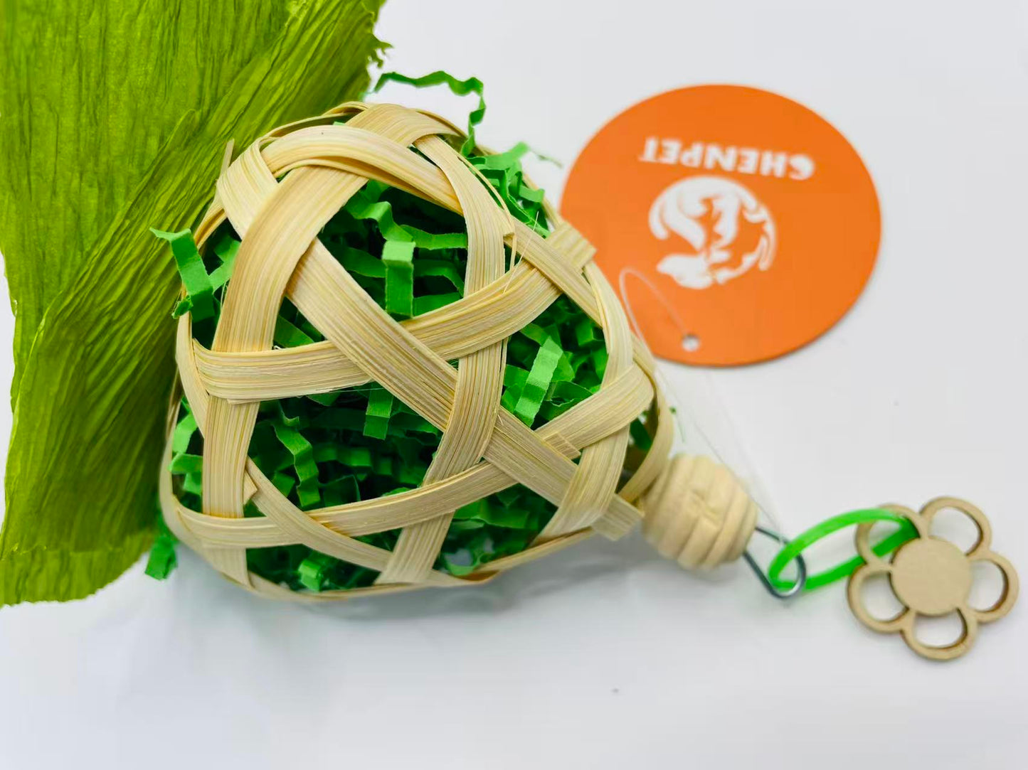 Chenpet Hot Selling Bamboo Paper Small Pet Toys