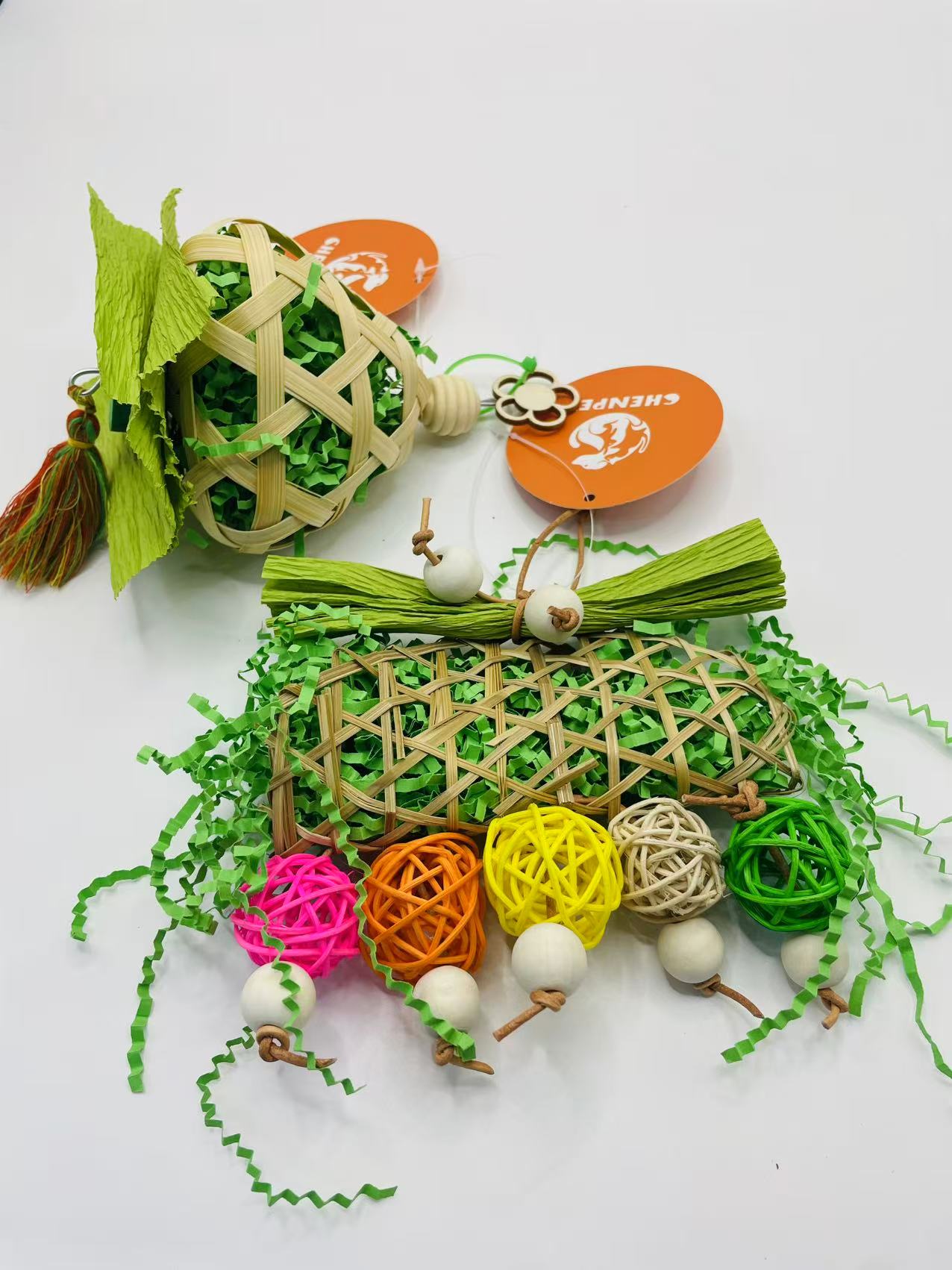 Chenpet Hot Selling Bamboo Paper Small Pet Toys